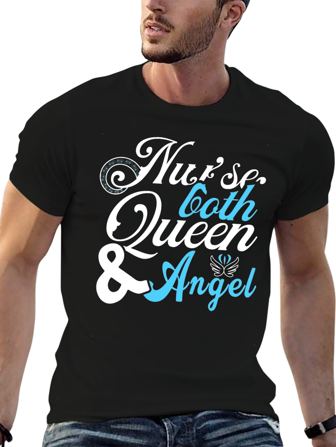 Nurse Queen & Angel Graphic T-Shirt - Unisex