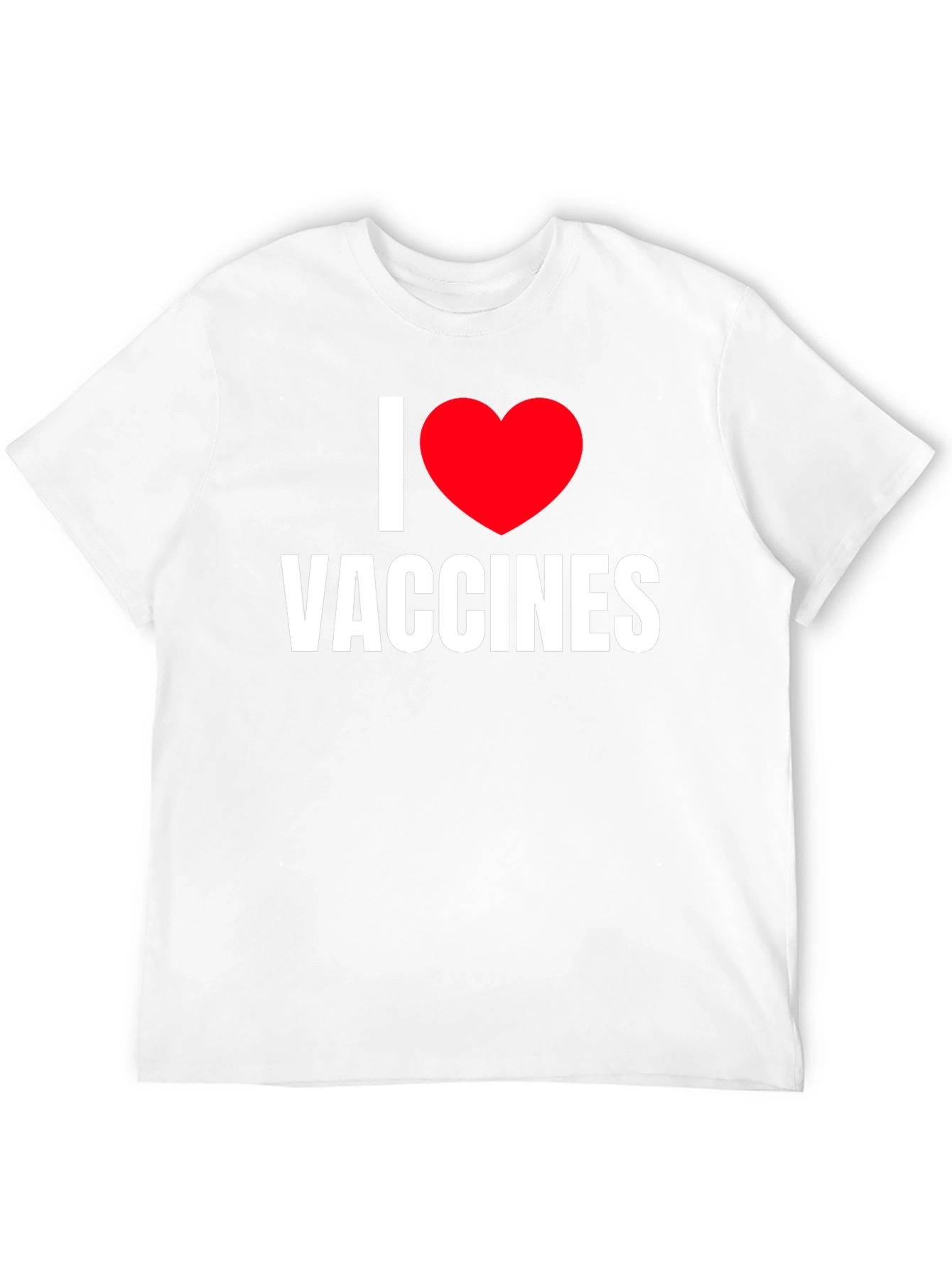 I Love Vaccines T-Shirt Pro Vaccine Supporter Tee