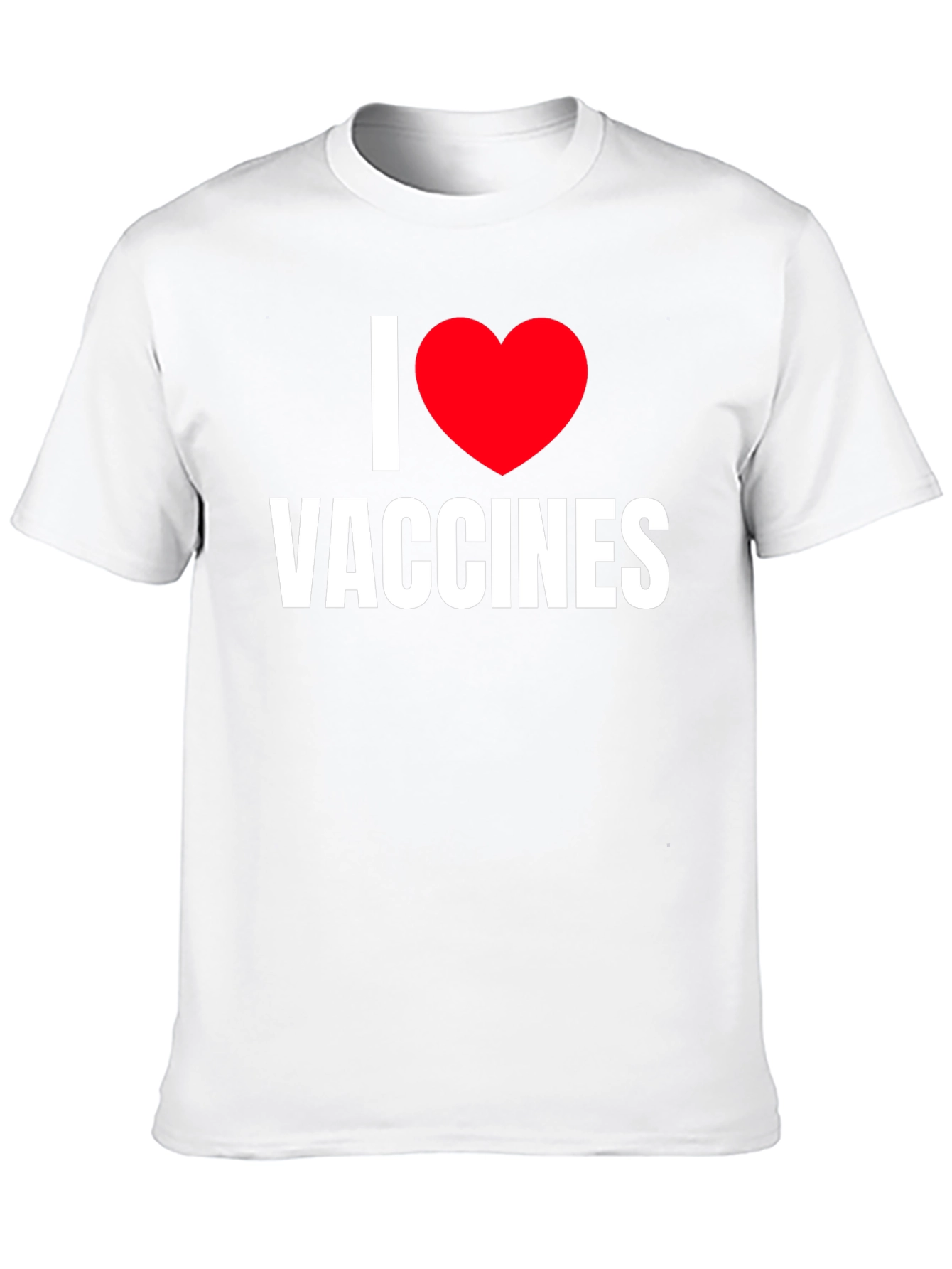 I Love Vaccines T-Shirt Pro Vaccine Supporter Tee