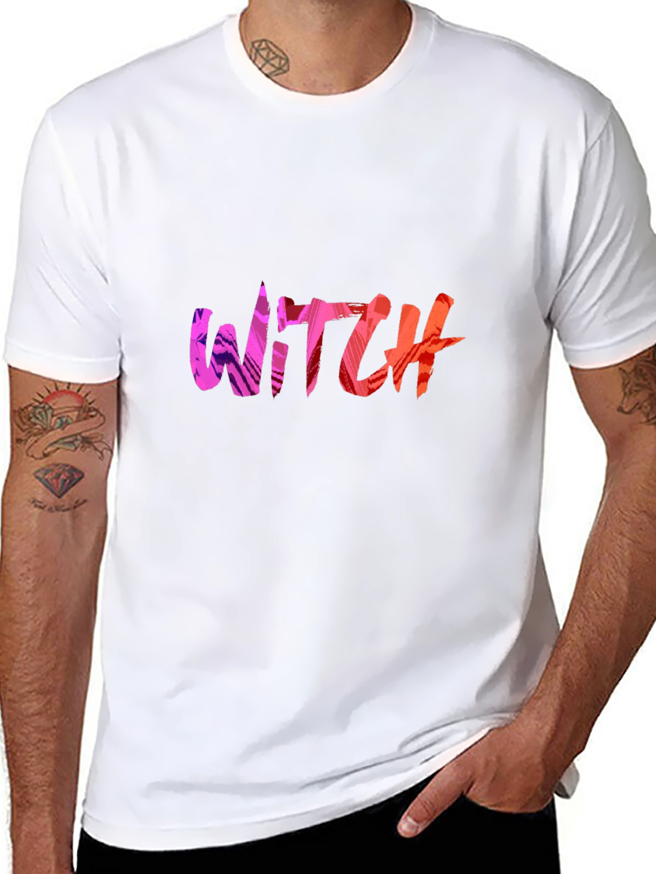 Witch Graphic Black T-Shirt