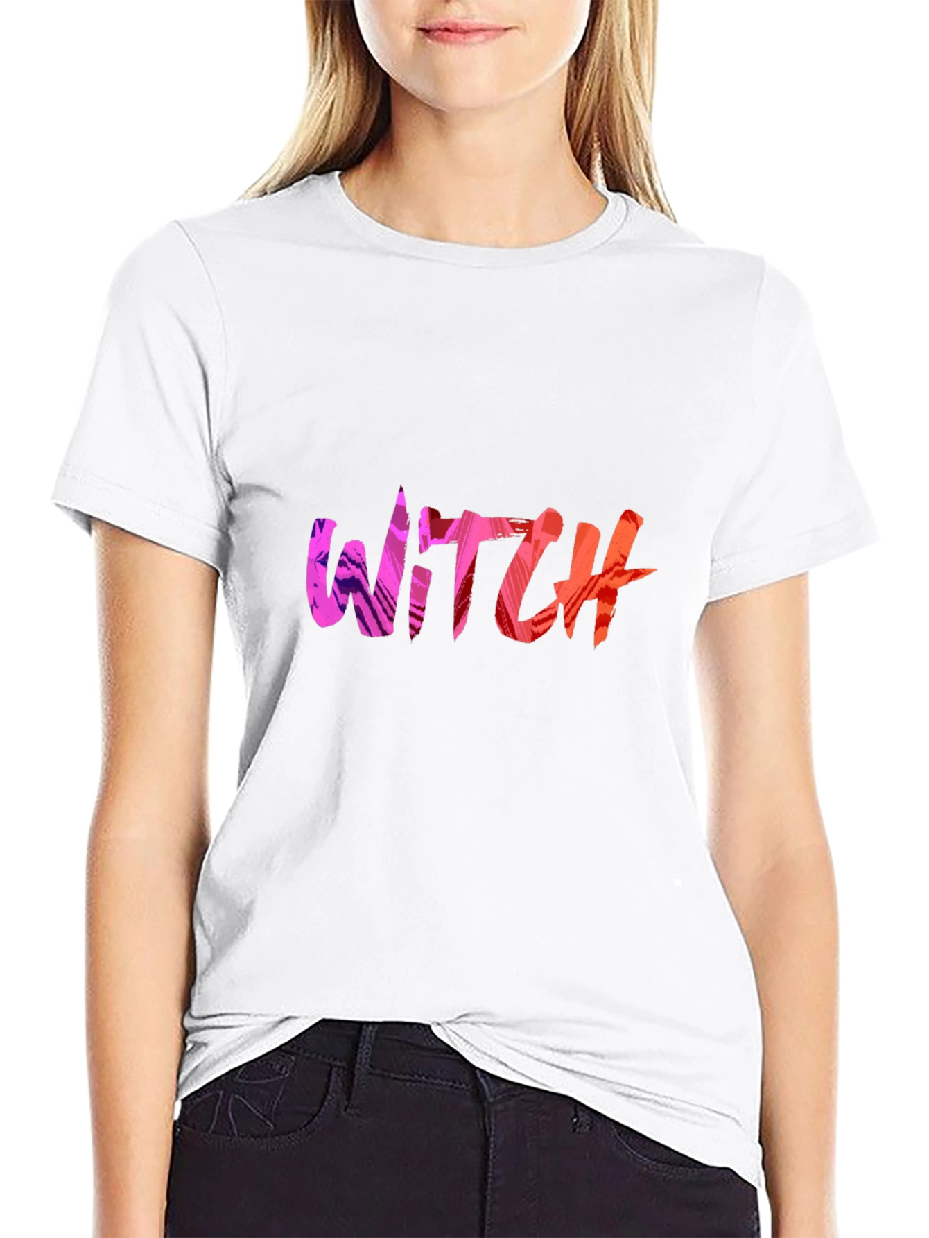 Witch Graphic Black T-Shirt