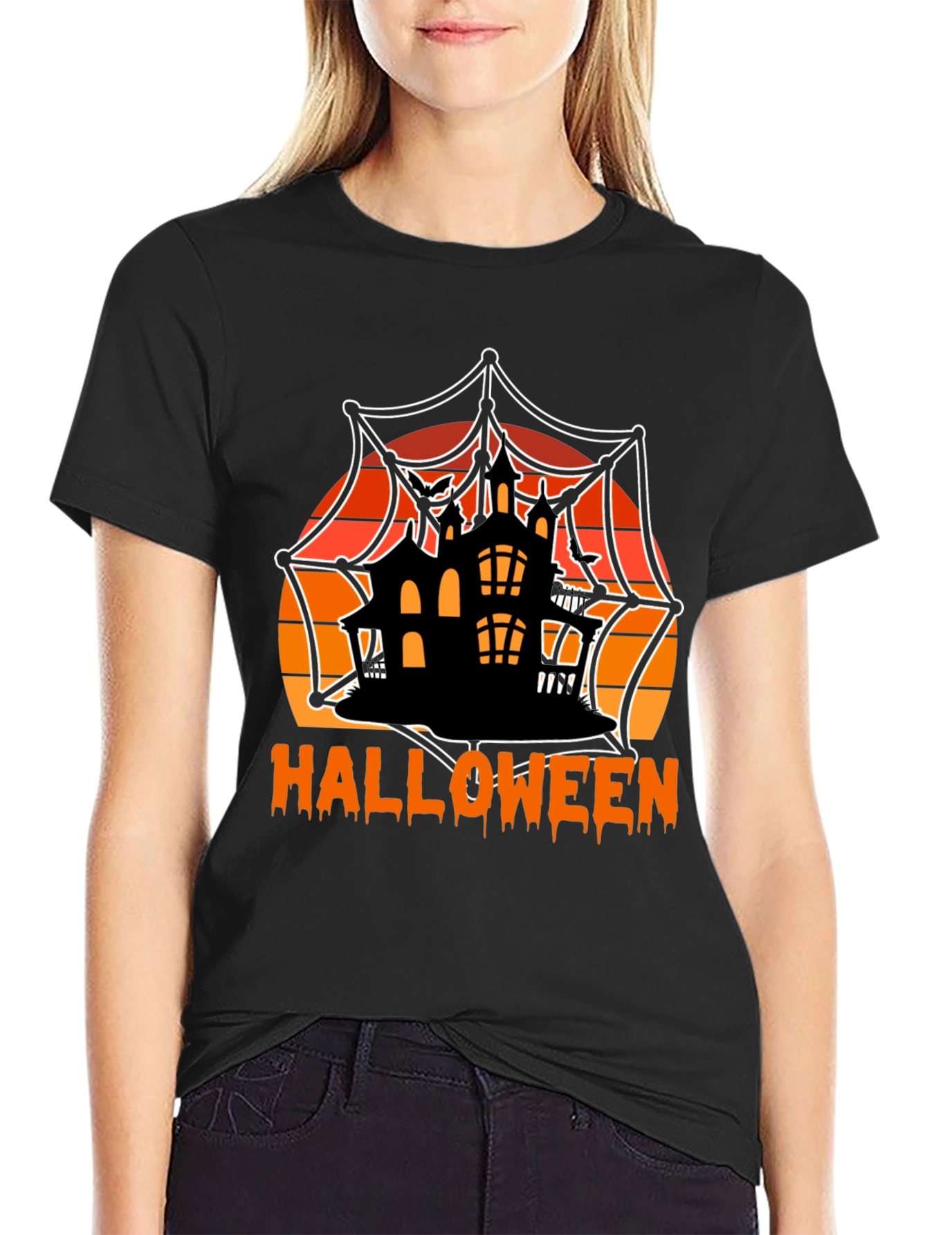 Halloween Haunted House T-Shirt