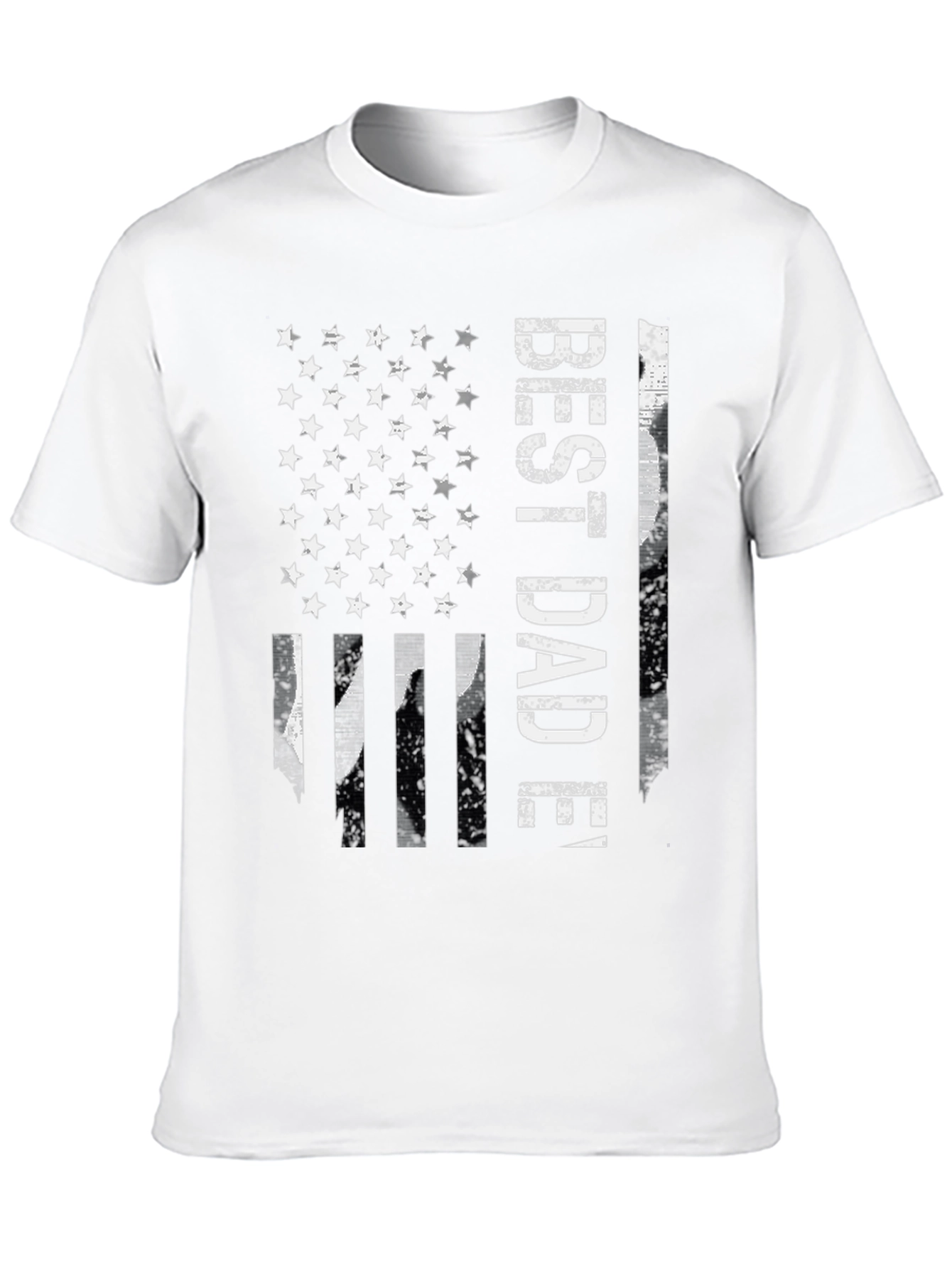 Best Dad Ever American Flag T-Shirt