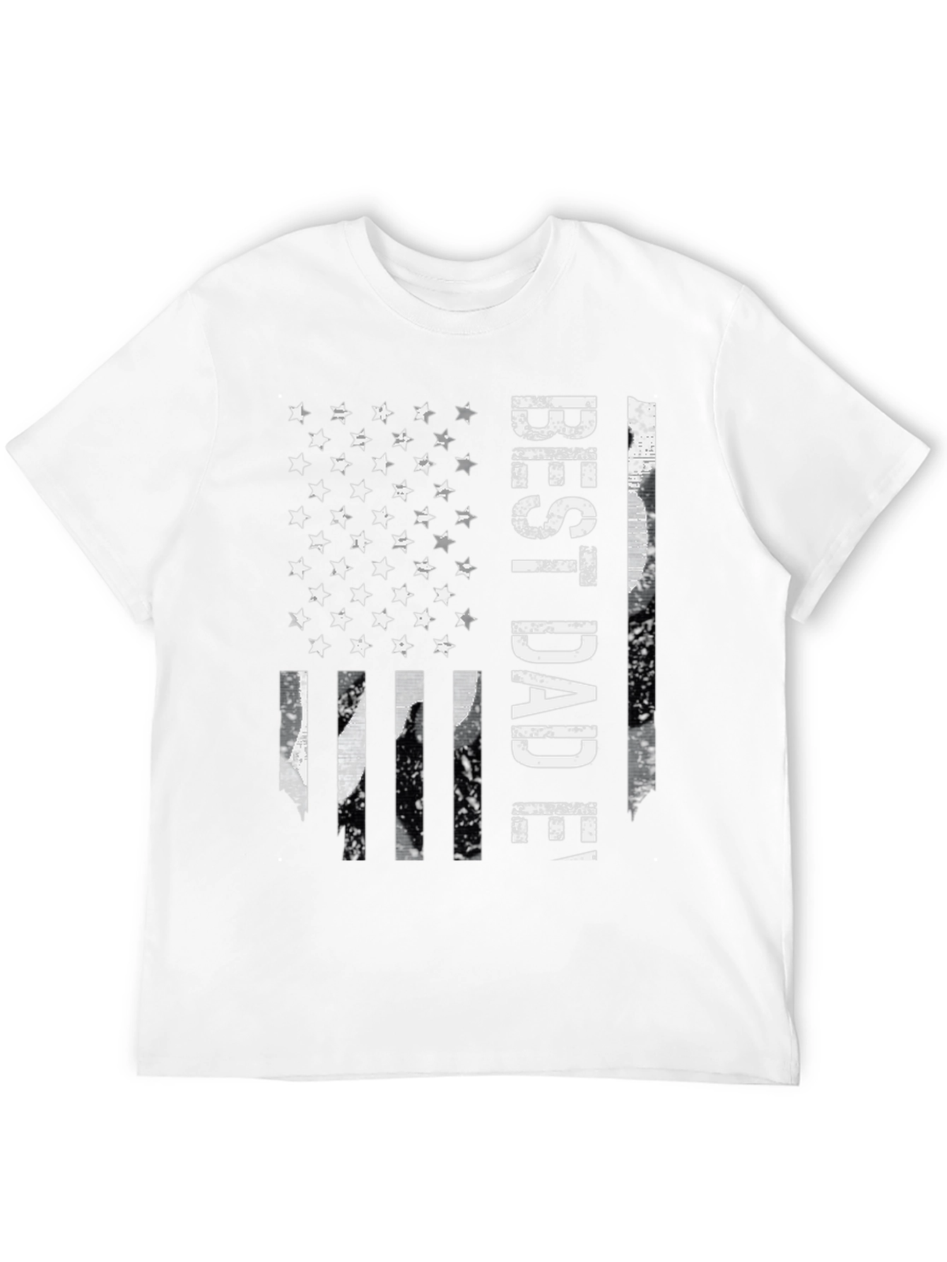 Best Dad Ever American Flag T-Shirt