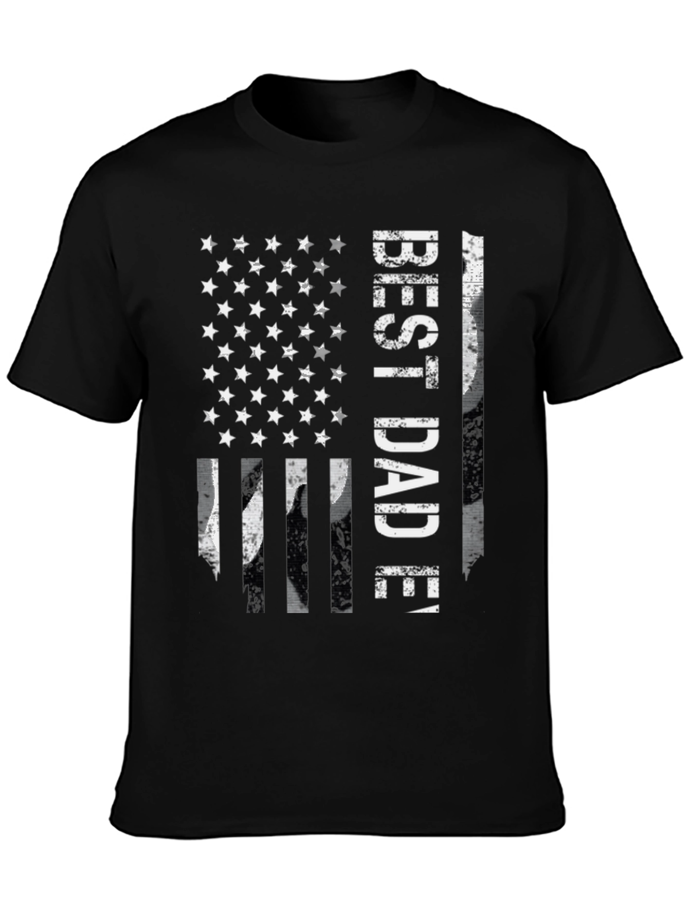 Best Dad Ever American Flag T-Shirt
