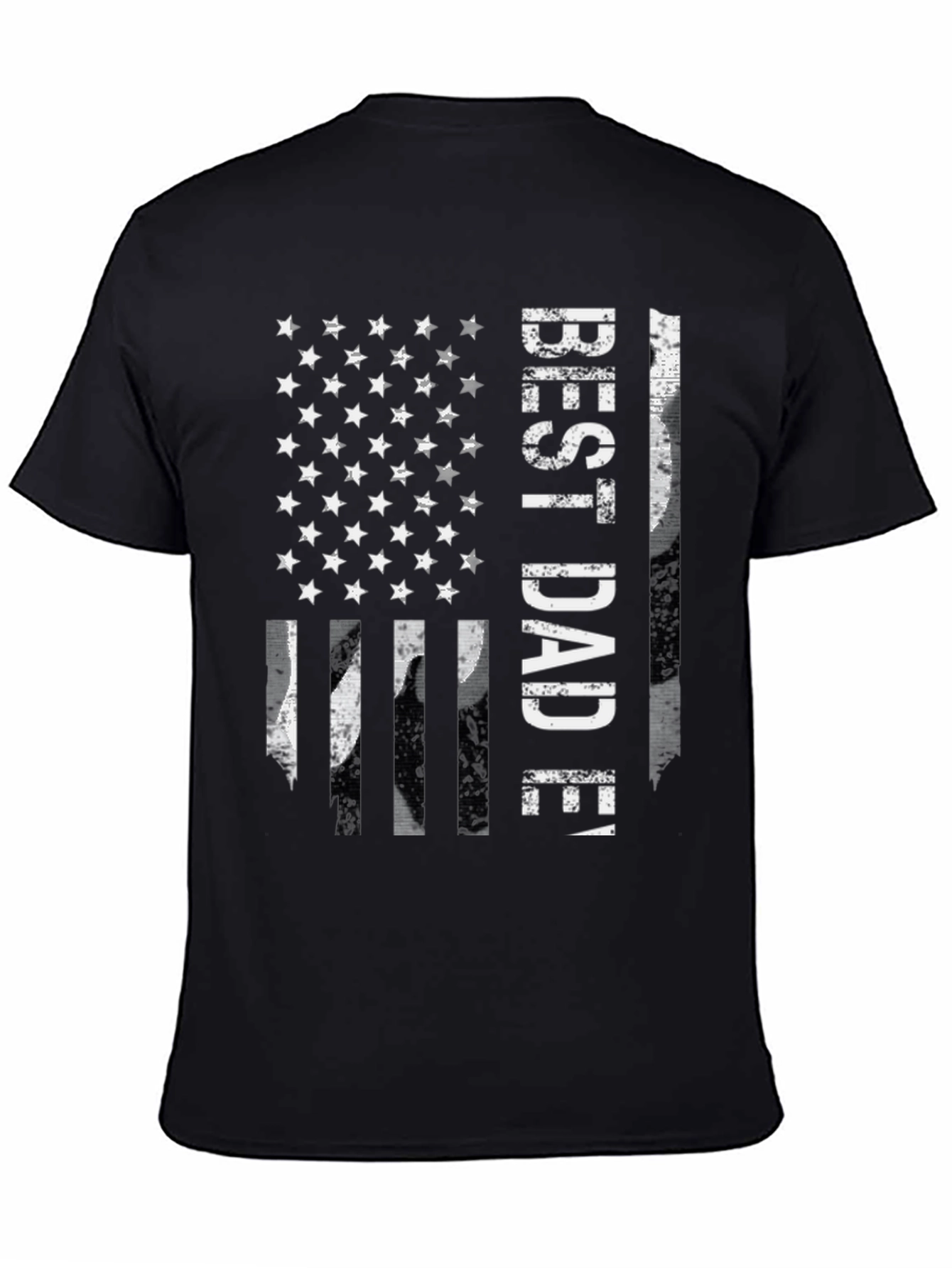 Best Dad Ever American Flag T-Shirt
