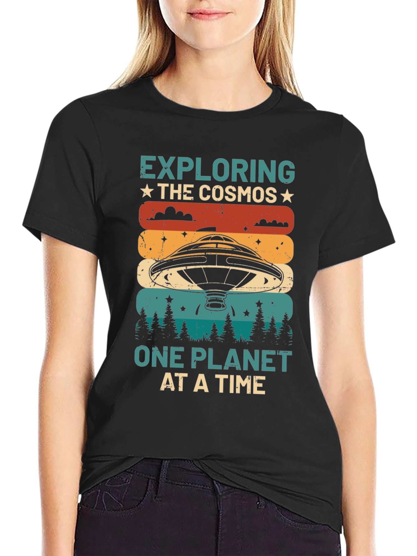 Exploring the Cosmos Graphic T-Shirt
