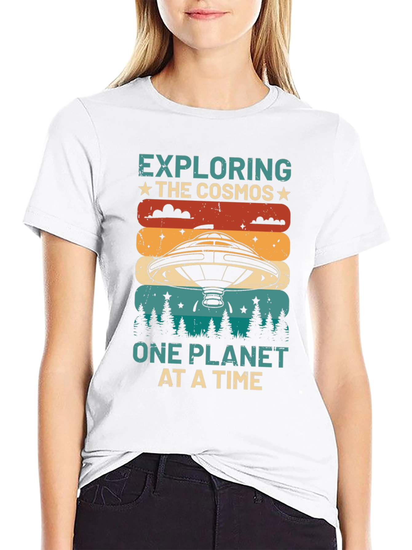 Exploring the Cosmos Graphic T-Shirt