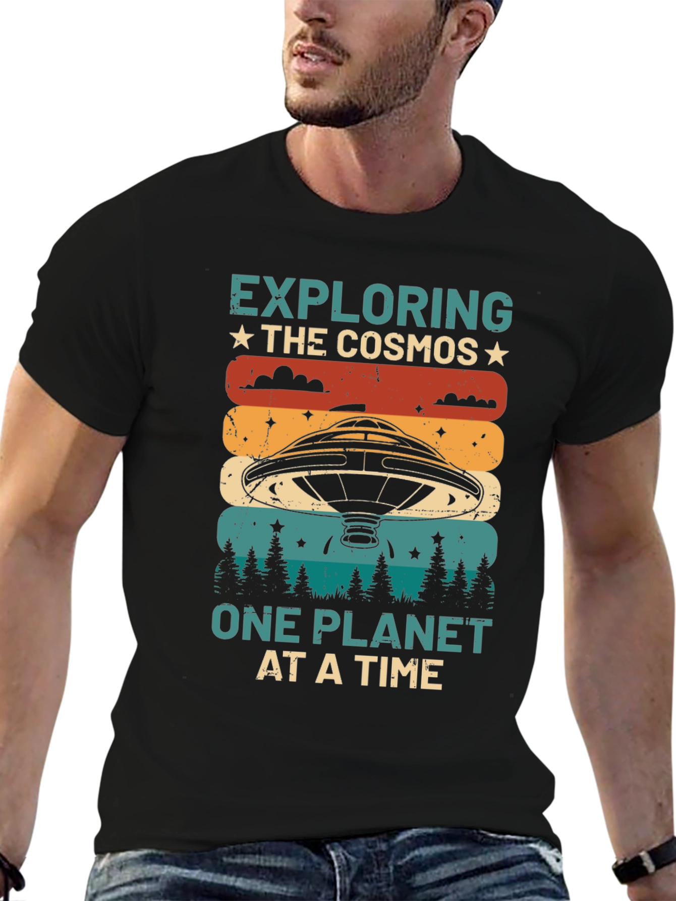 Exploring the Cosmos Graphic T-Shirt