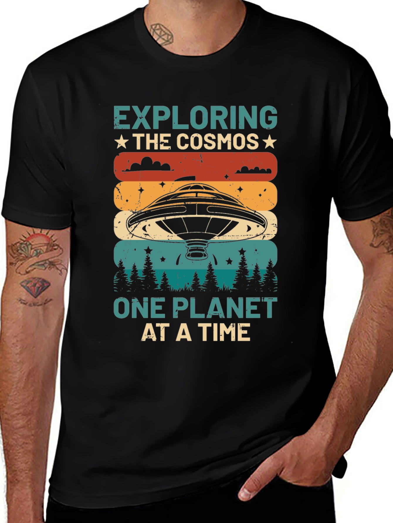 Exploring the Cosmos Graphic T-Shirt