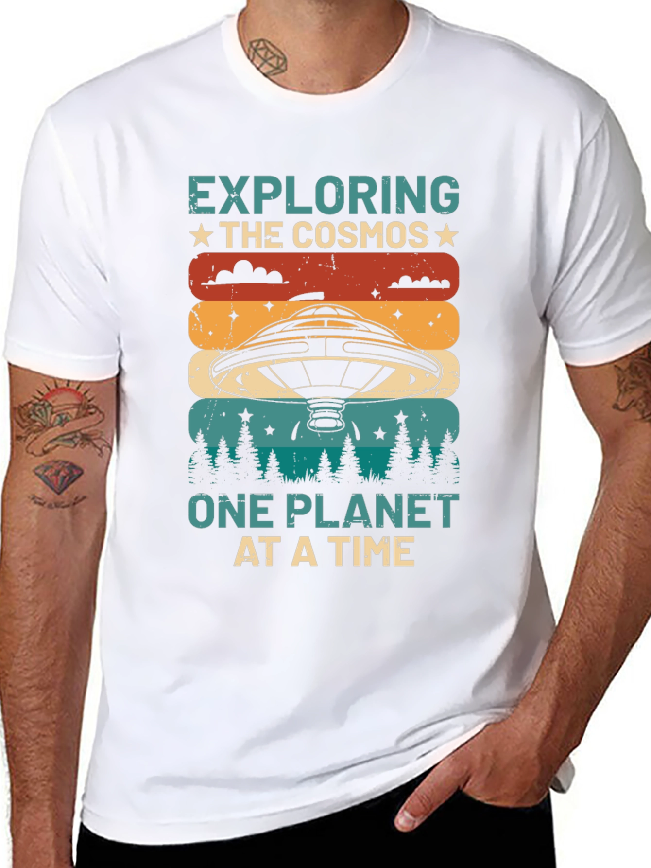 Exploring the Cosmos Graphic T-Shirt