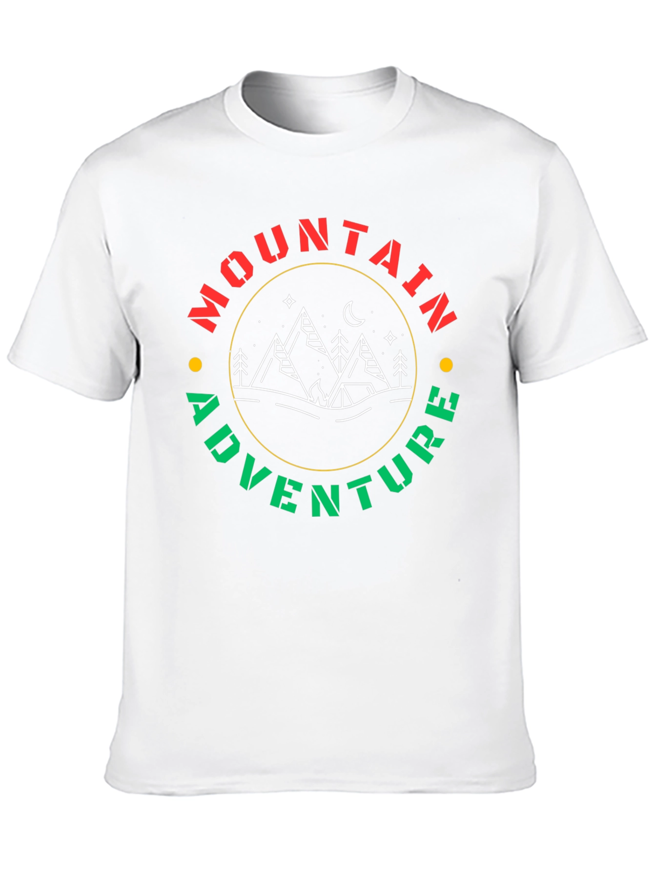 Mountain Adventure Graphic Tee - Black