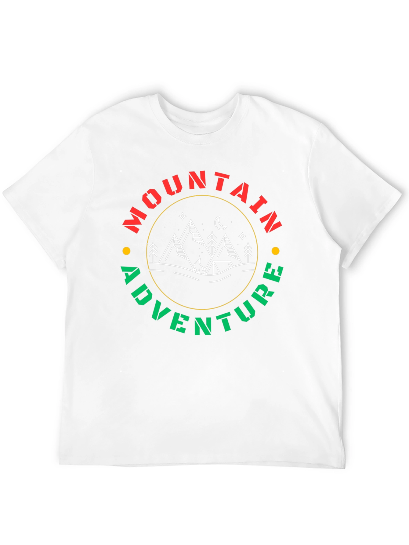 Mountain Adventure Graphic Tee - Black