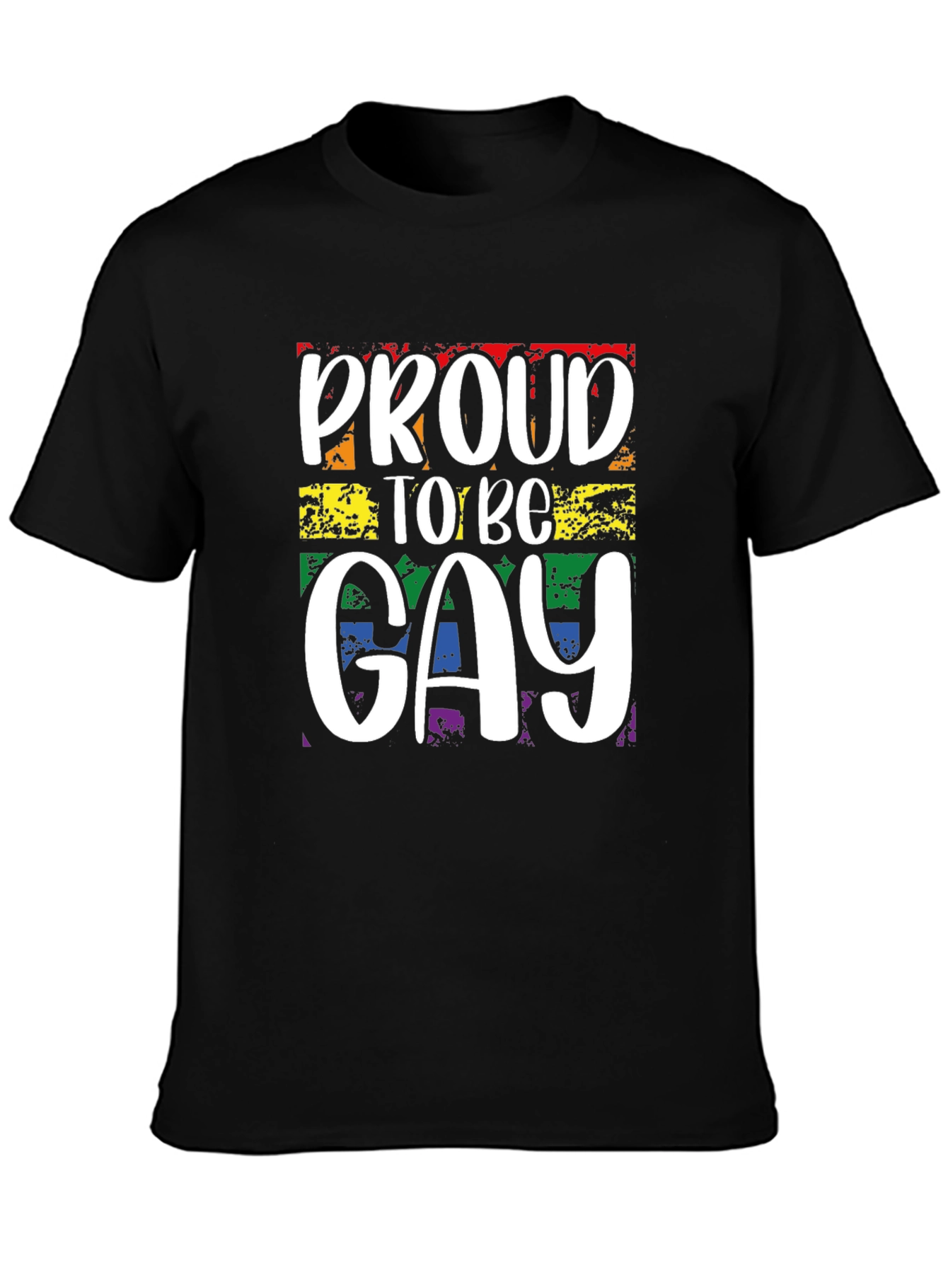 Proud to be Gay T-Shirt - Rainbow LGBT Pride