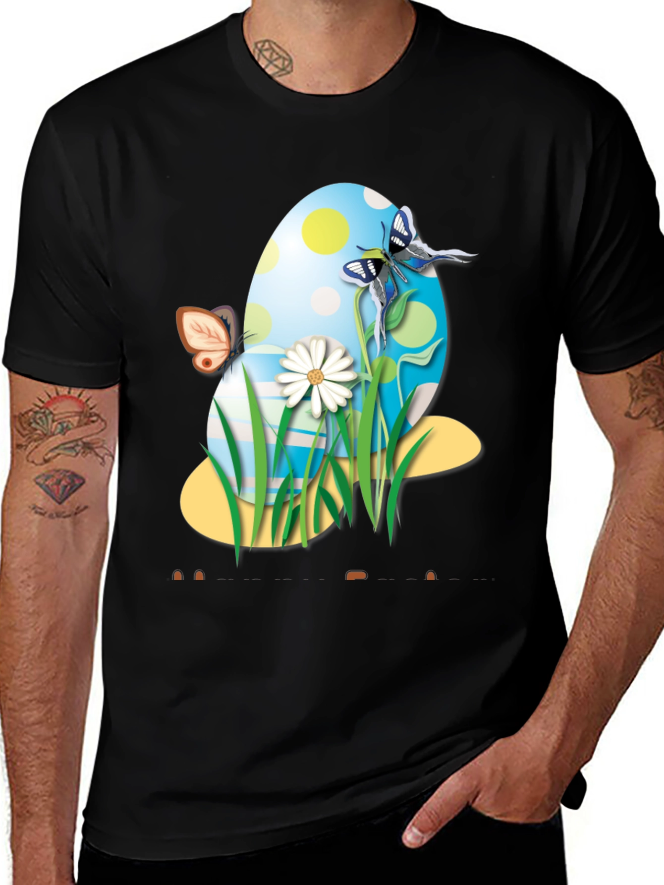 Easter Egg Butterfly T-Shirt