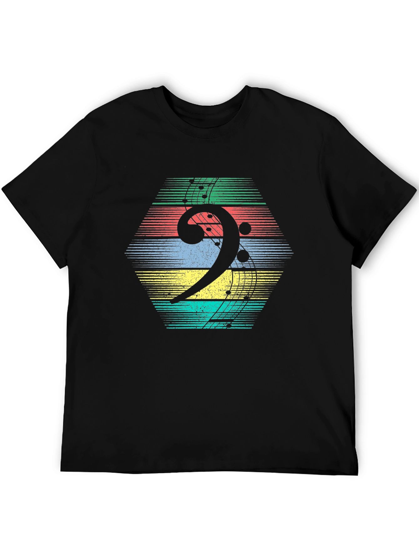 Bass Clef Retro T-Shirt