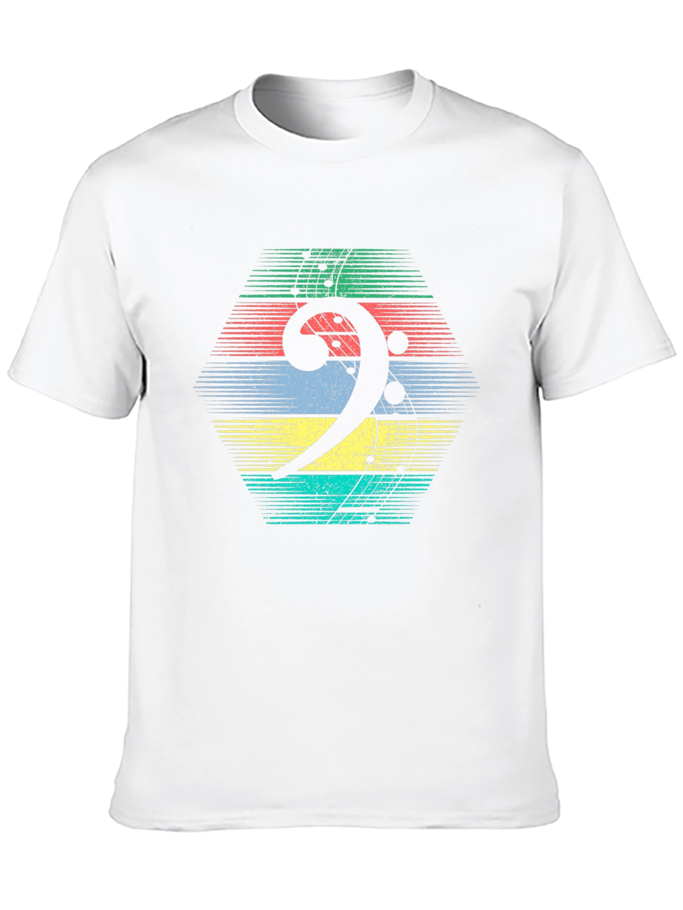 Bass Clef Retro T-Shirt