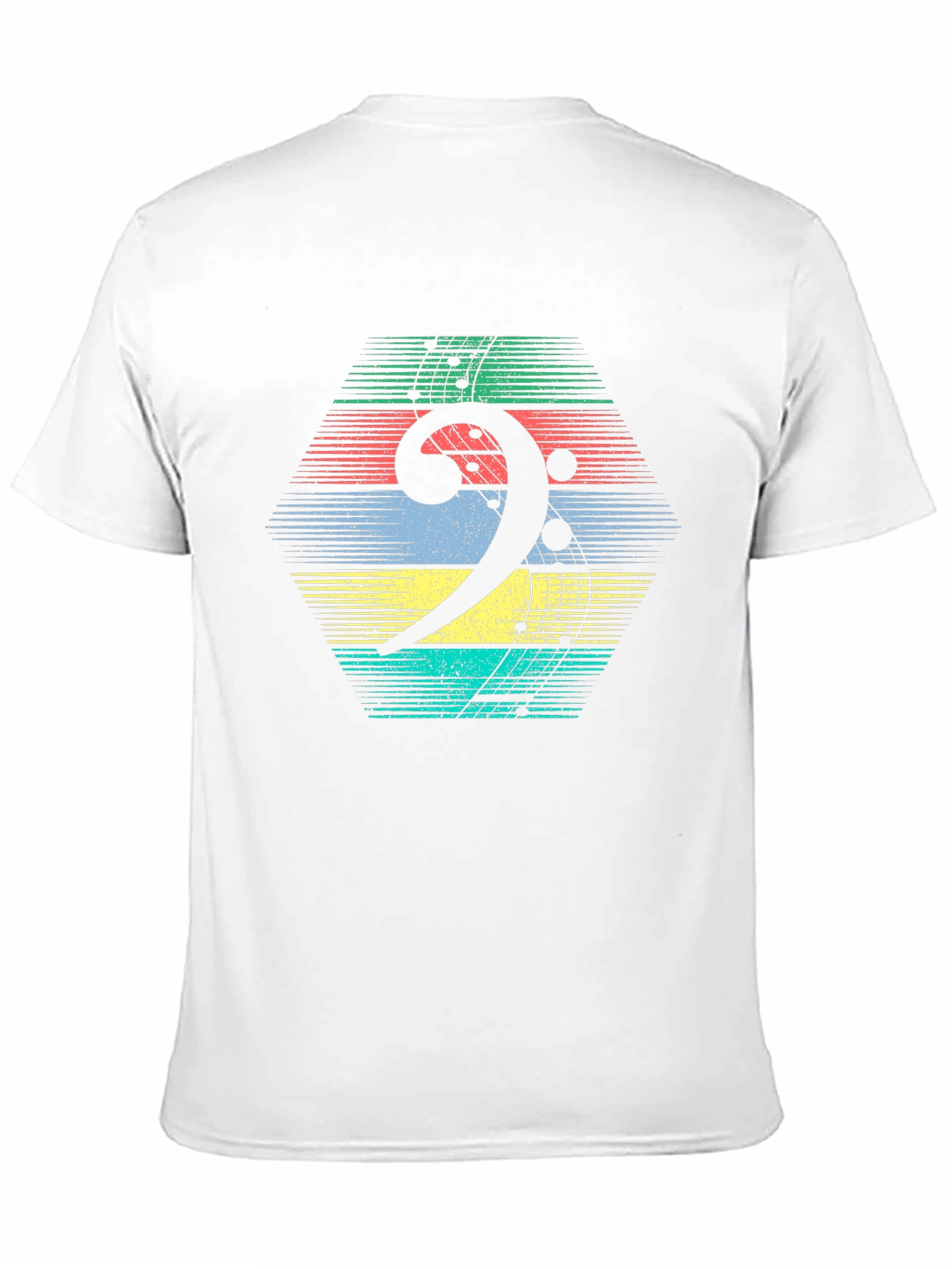 Bass Clef Retro T-Shirt