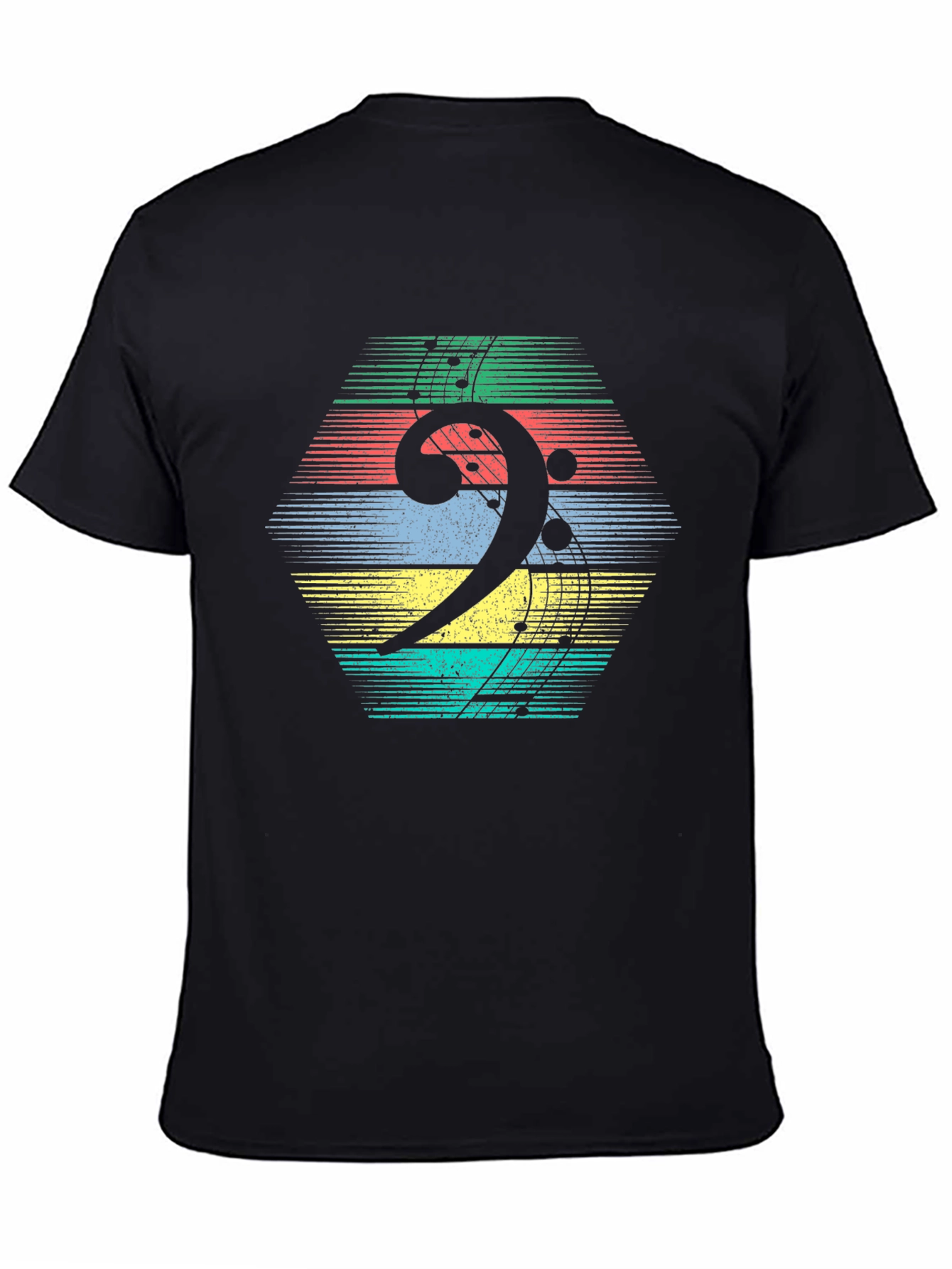 Bass Clef Retro T-Shirt