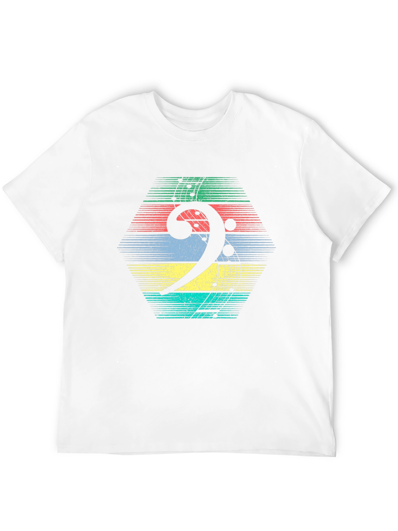 Bass Clef Retro T-Shirt