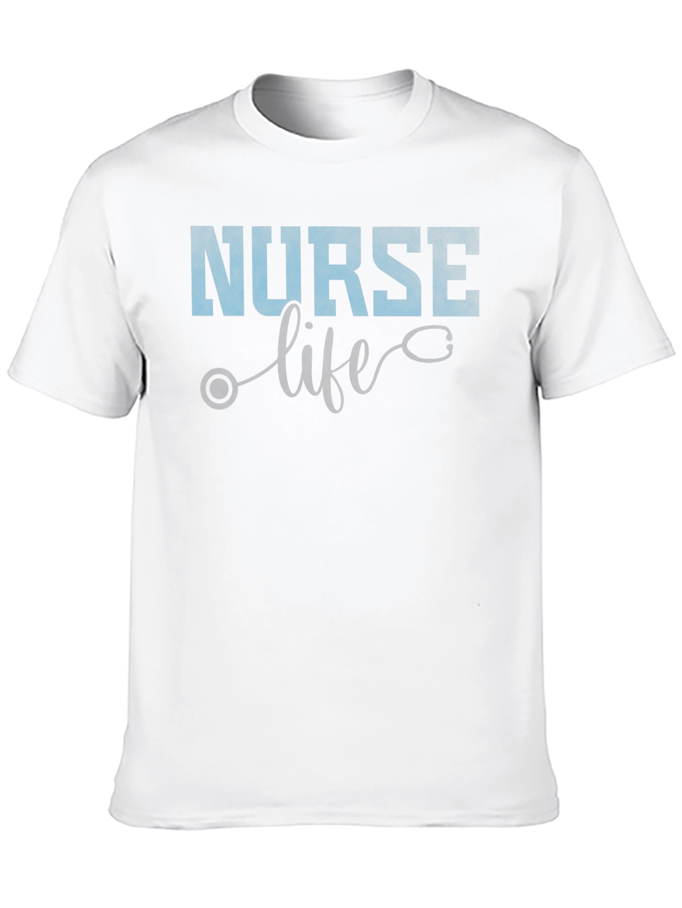Nurse Life Stethoscope Graphic T-Shirt