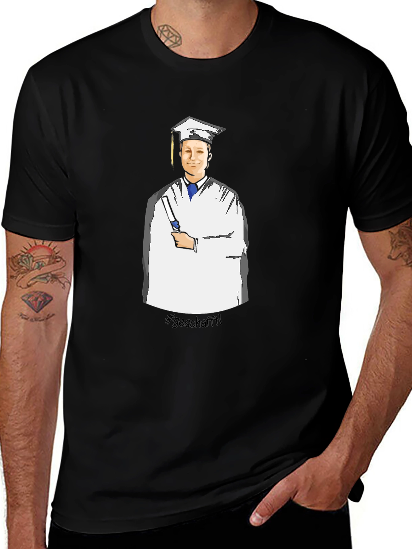 Graduation Cartoon T-Shirt