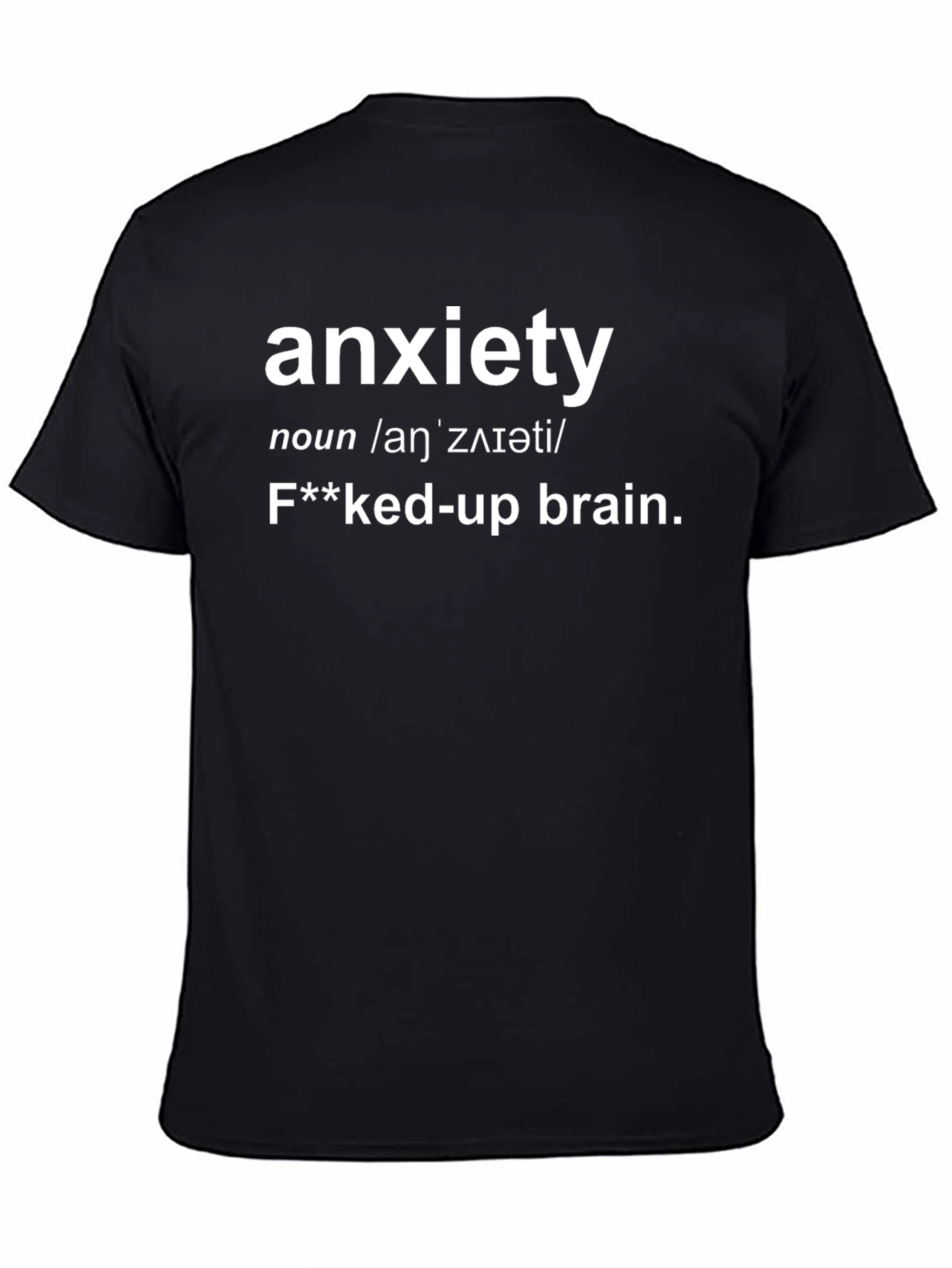 Anxiety Definition Graphic T-Shirt - Funny Mental Health Tee