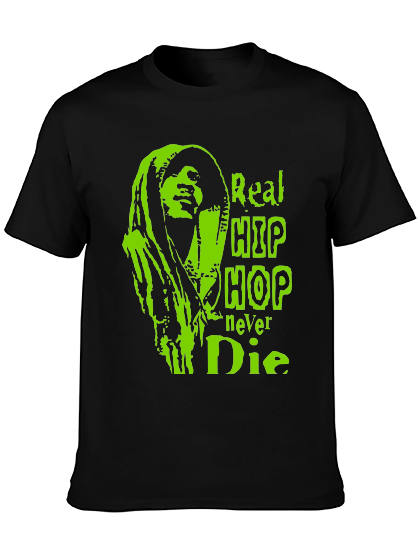 Real Hip Hop Never Die Graphic T-Shirt