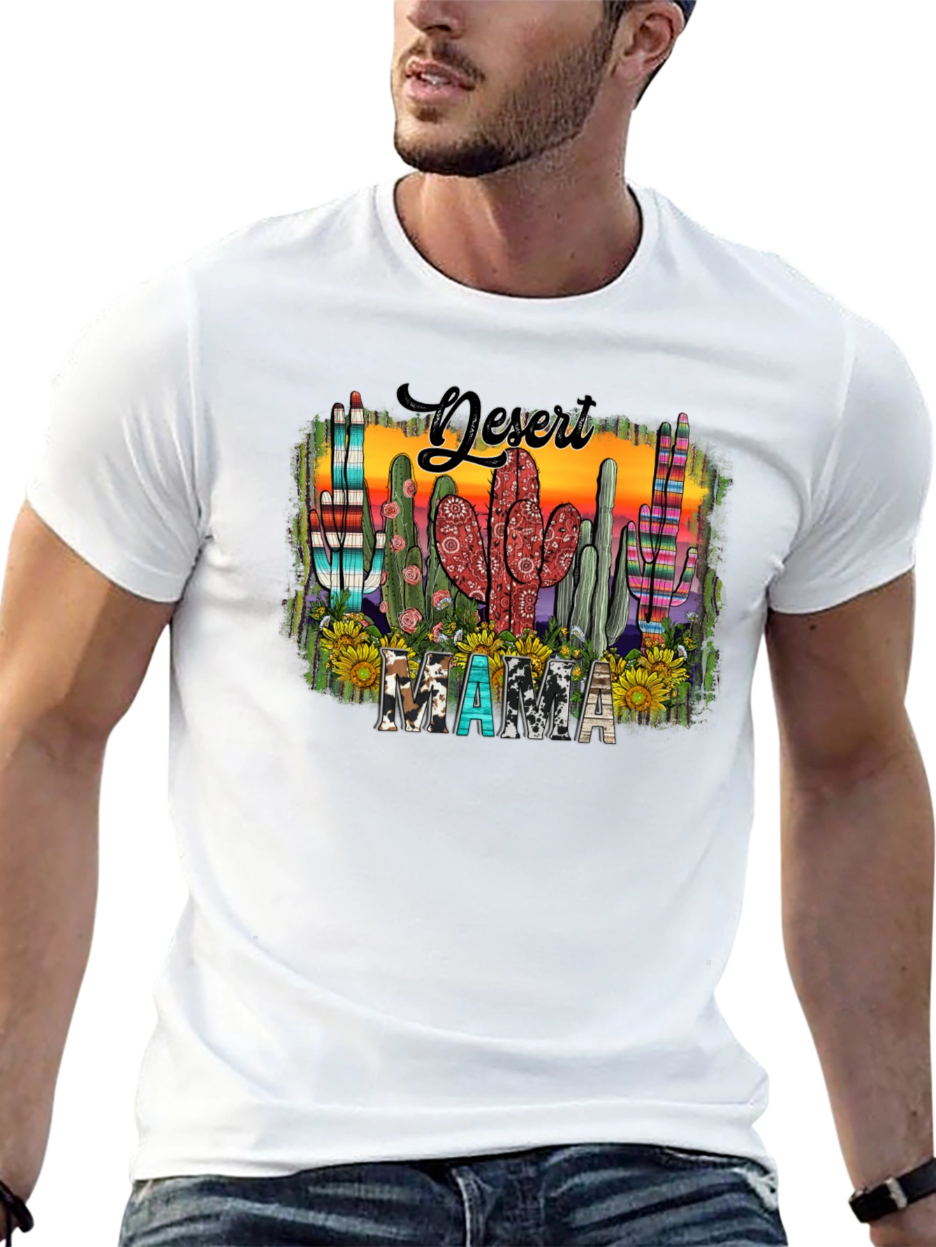 Desert Mama Cactus Graphic T-Shirt