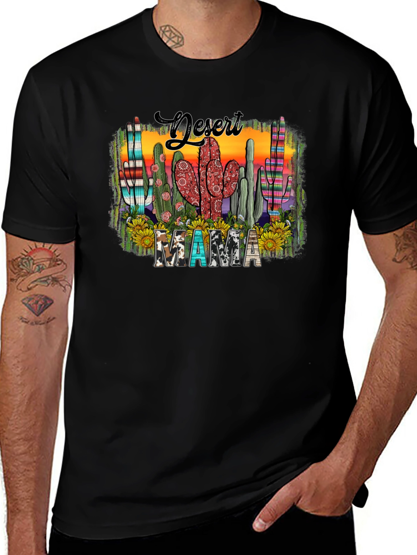 Desert Mama Cactus Graphic T-Shirt