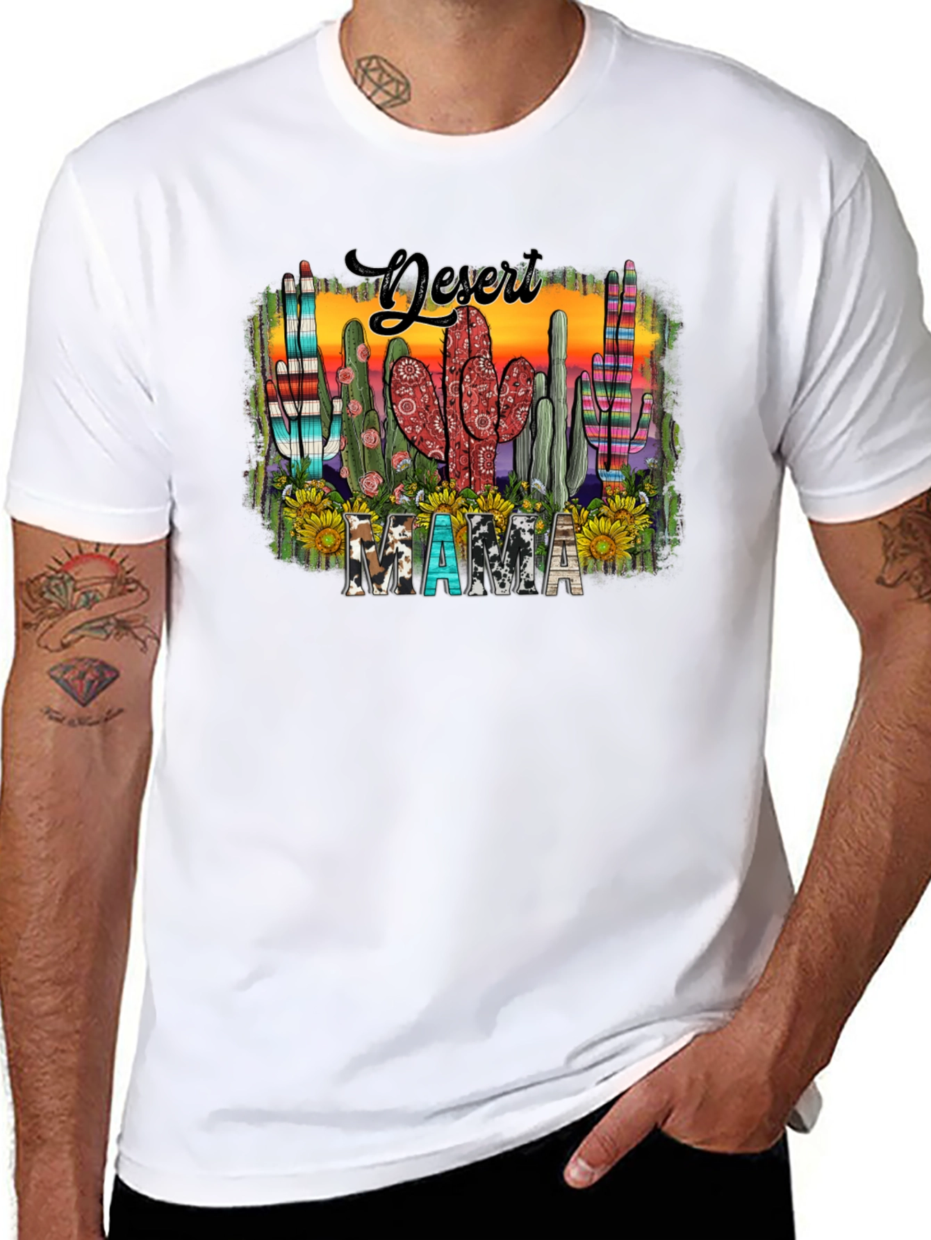 Desert Mama Cactus Graphic T-Shirt