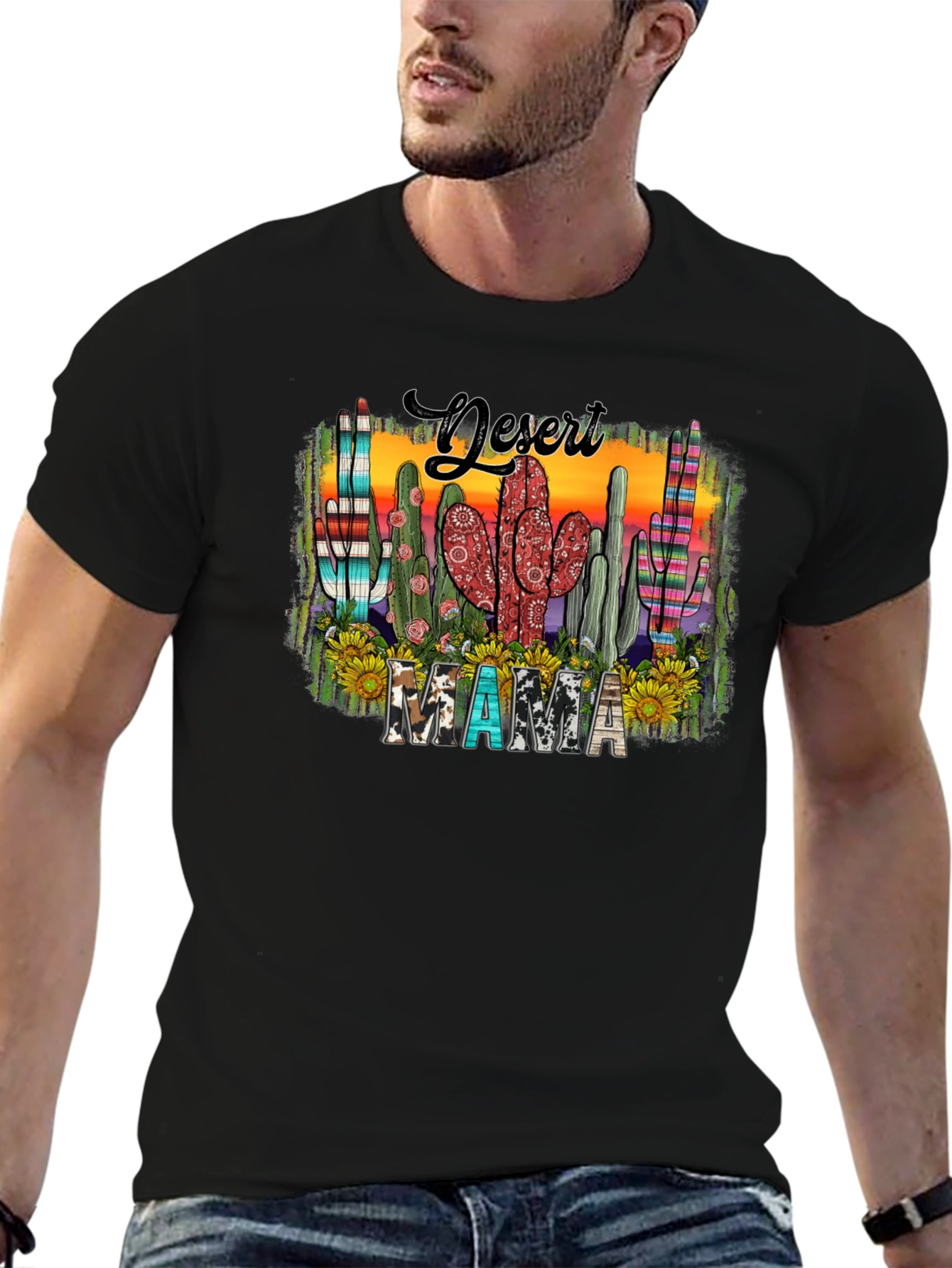 Desert Mama Cactus Graphic T-Shirt