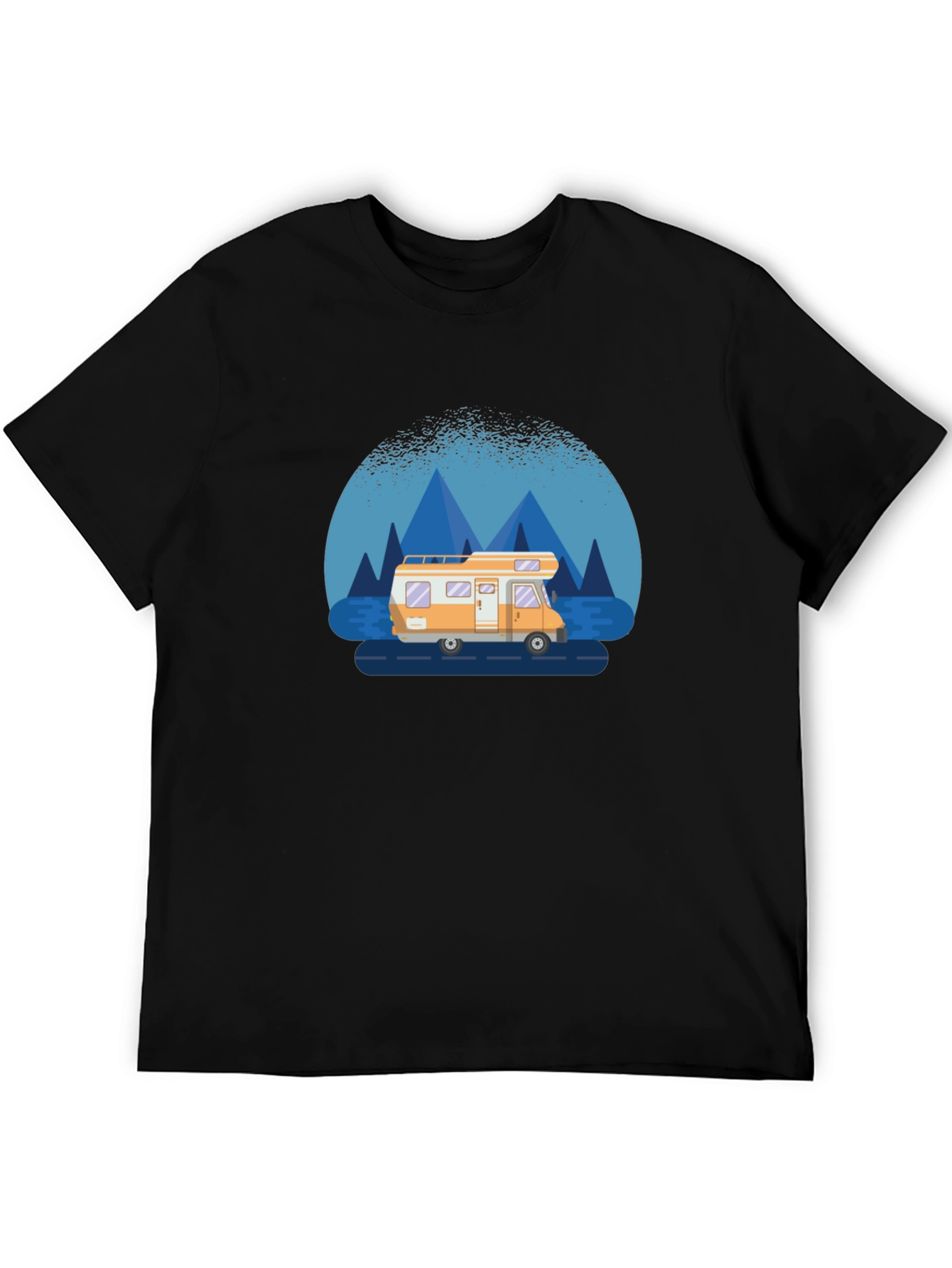 Camper Van Graphic T-Shirt - Adventure Awaits!