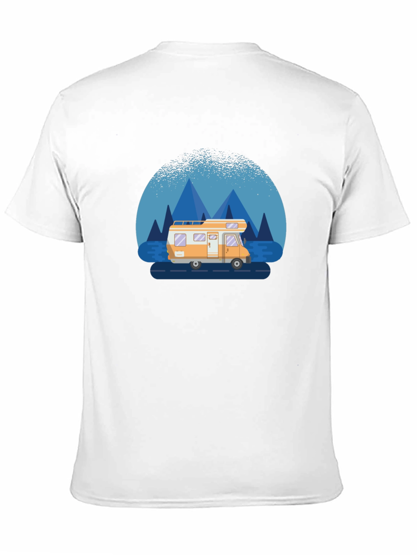 Camper Van Graphic T-Shirt - Adventure Awaits!
