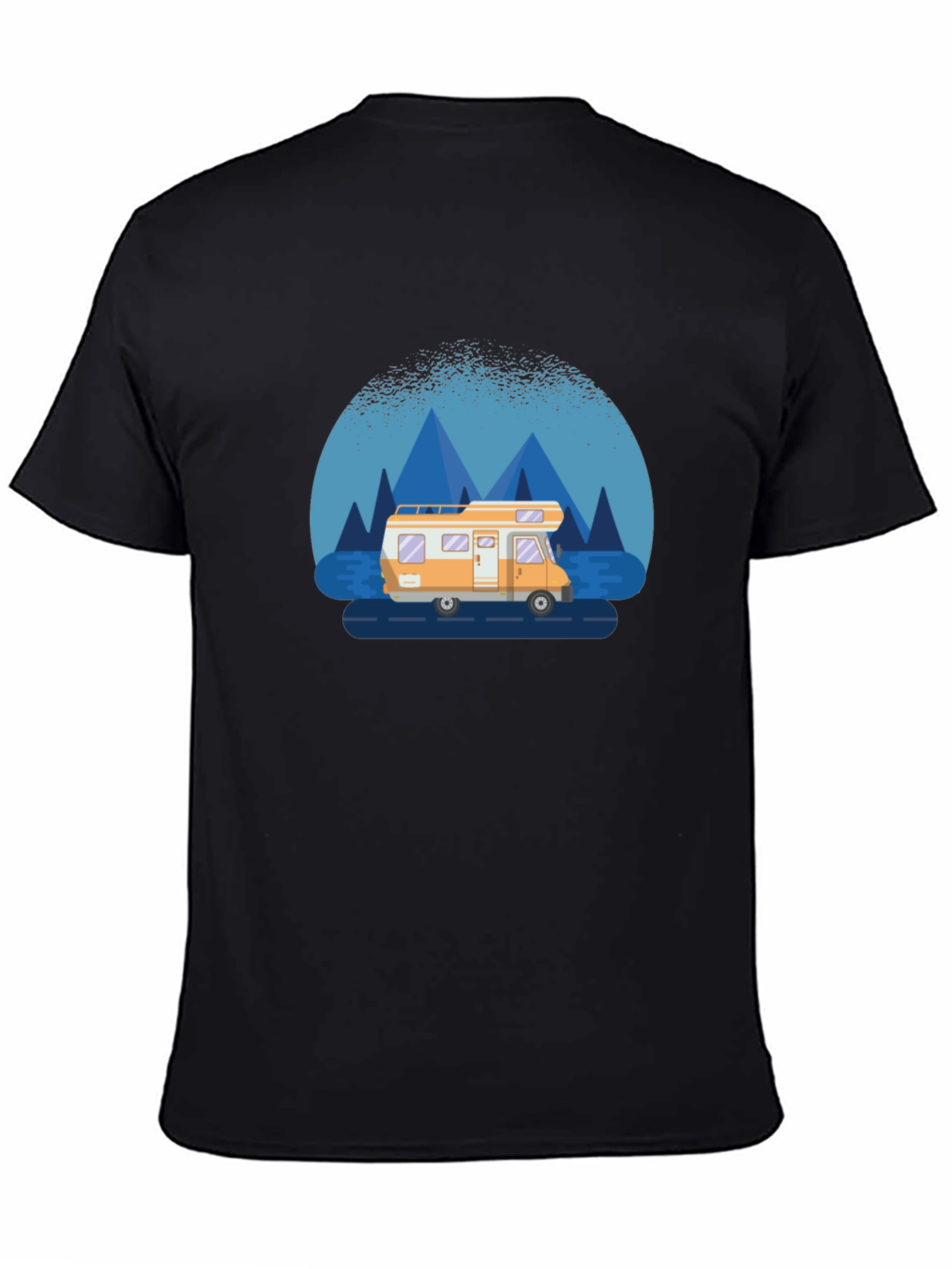 Camper Van Graphic T-Shirt - Adventure Awaits!