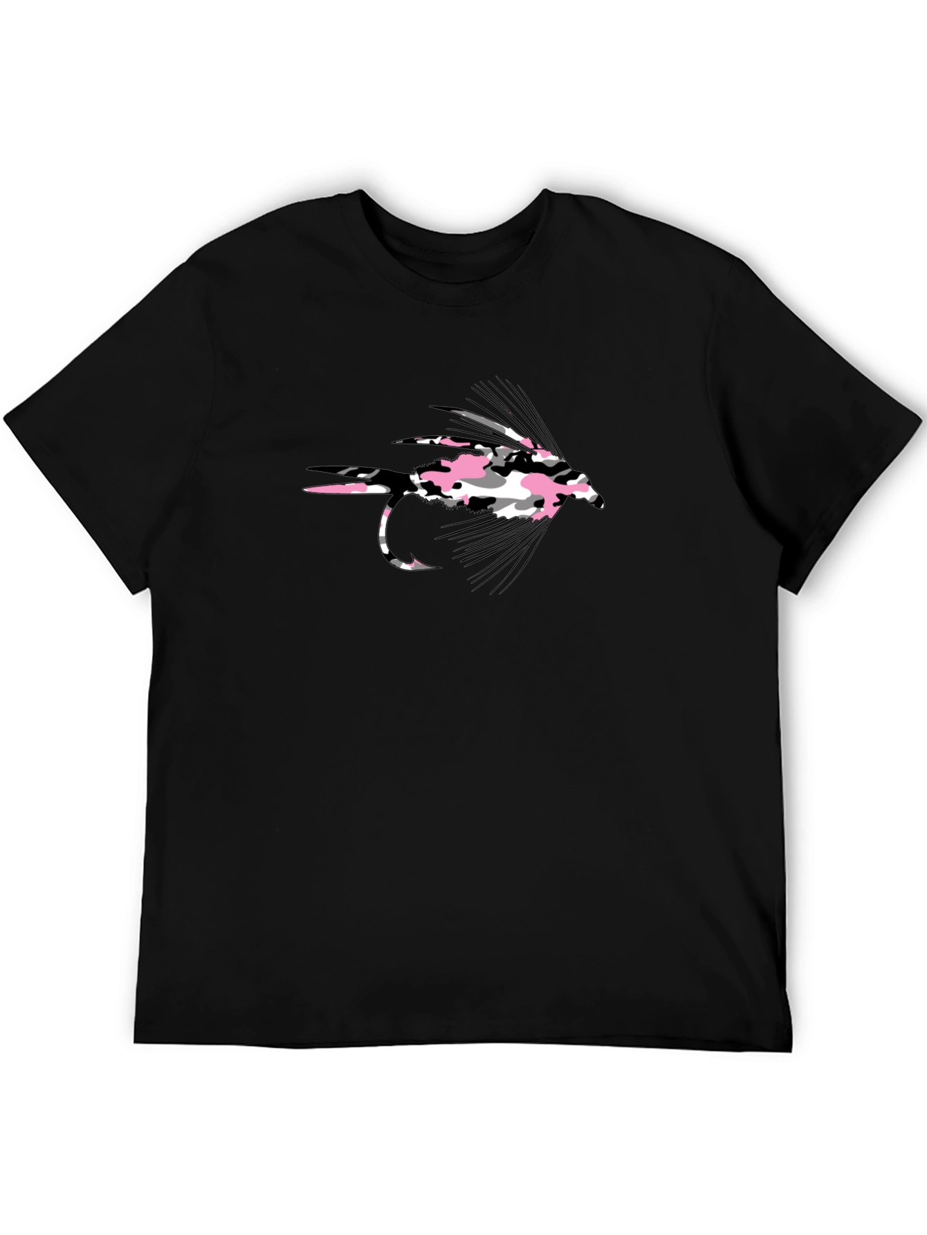 Fly Fishing Camo T-Shirt - Unique Angler Tee