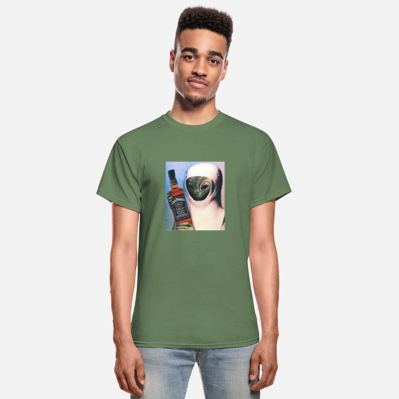 Alien Vodka Trippy Sci Fi Funny UFO Retro Entity