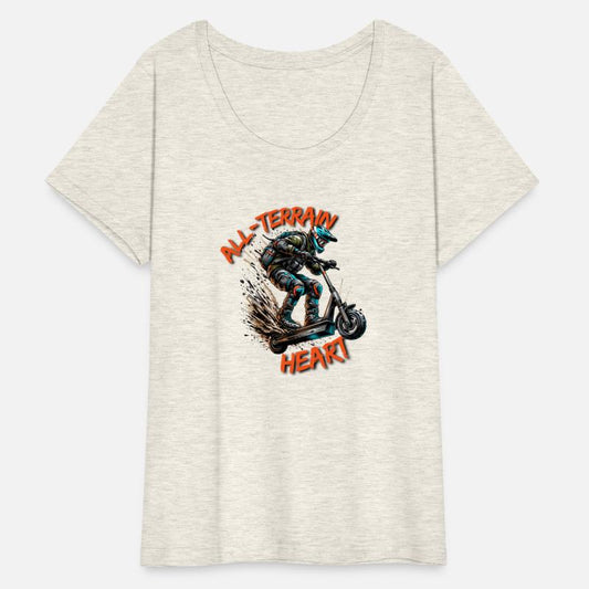 All-terrain heart e-scooter pattern