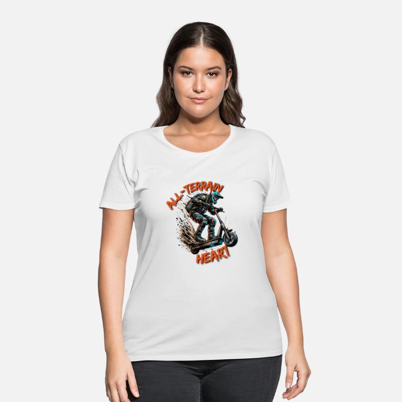 All-terrain heart e-scooter pattern