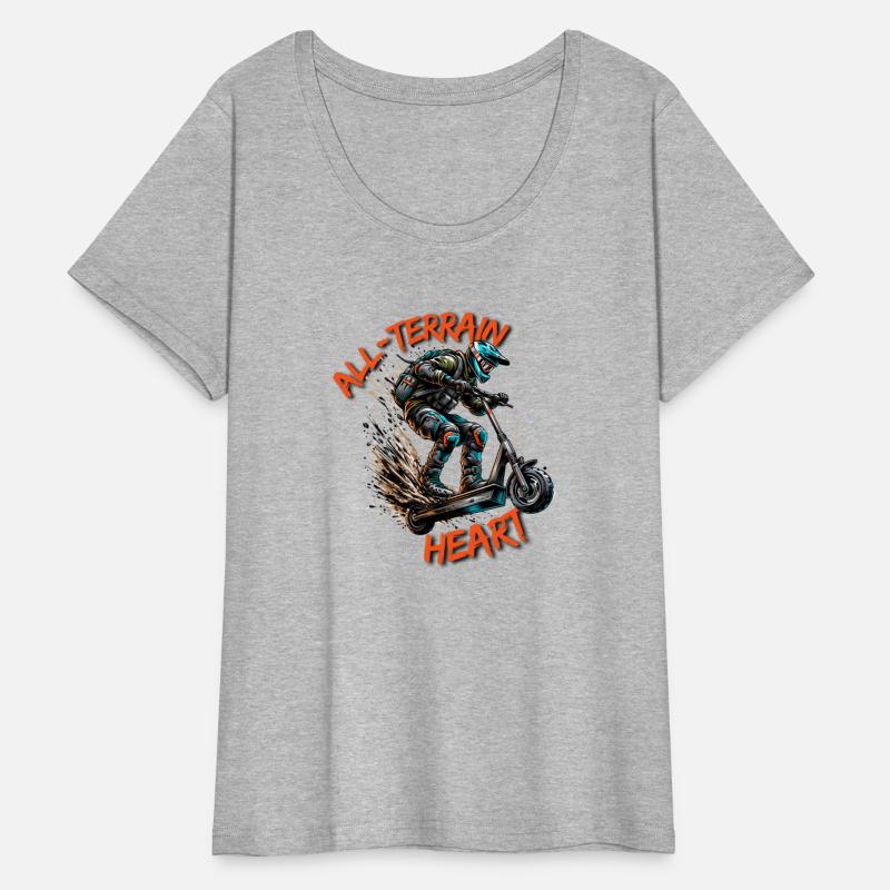 All-terrain heart e-scooter pattern