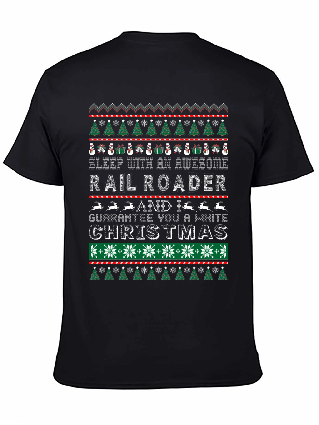Railroader Christmas T-Shirt