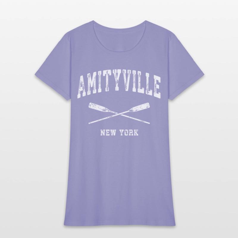 Amityville New York Nautical Crossed Oars