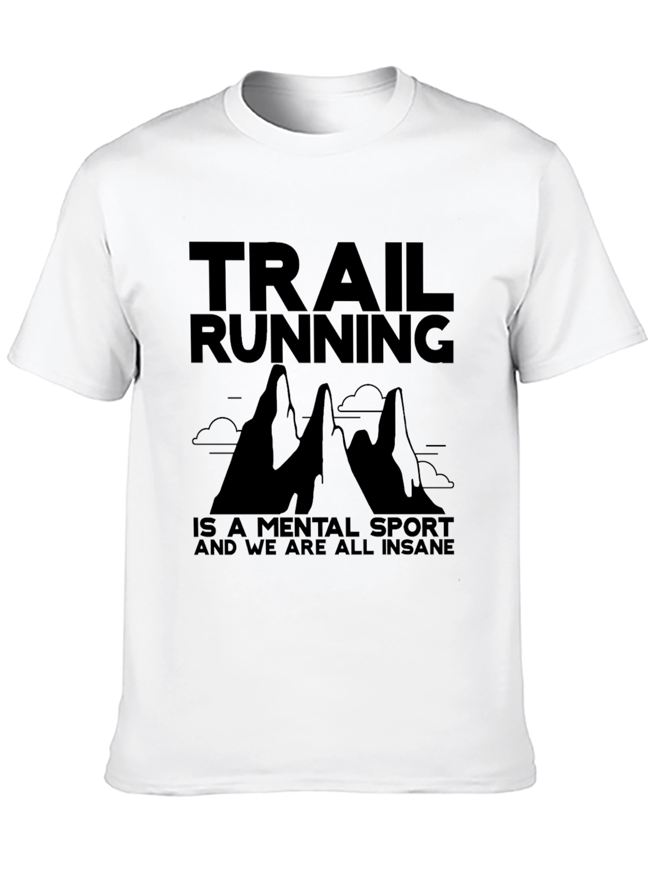 Trail Running Mental Sport T-Shirt - Black
