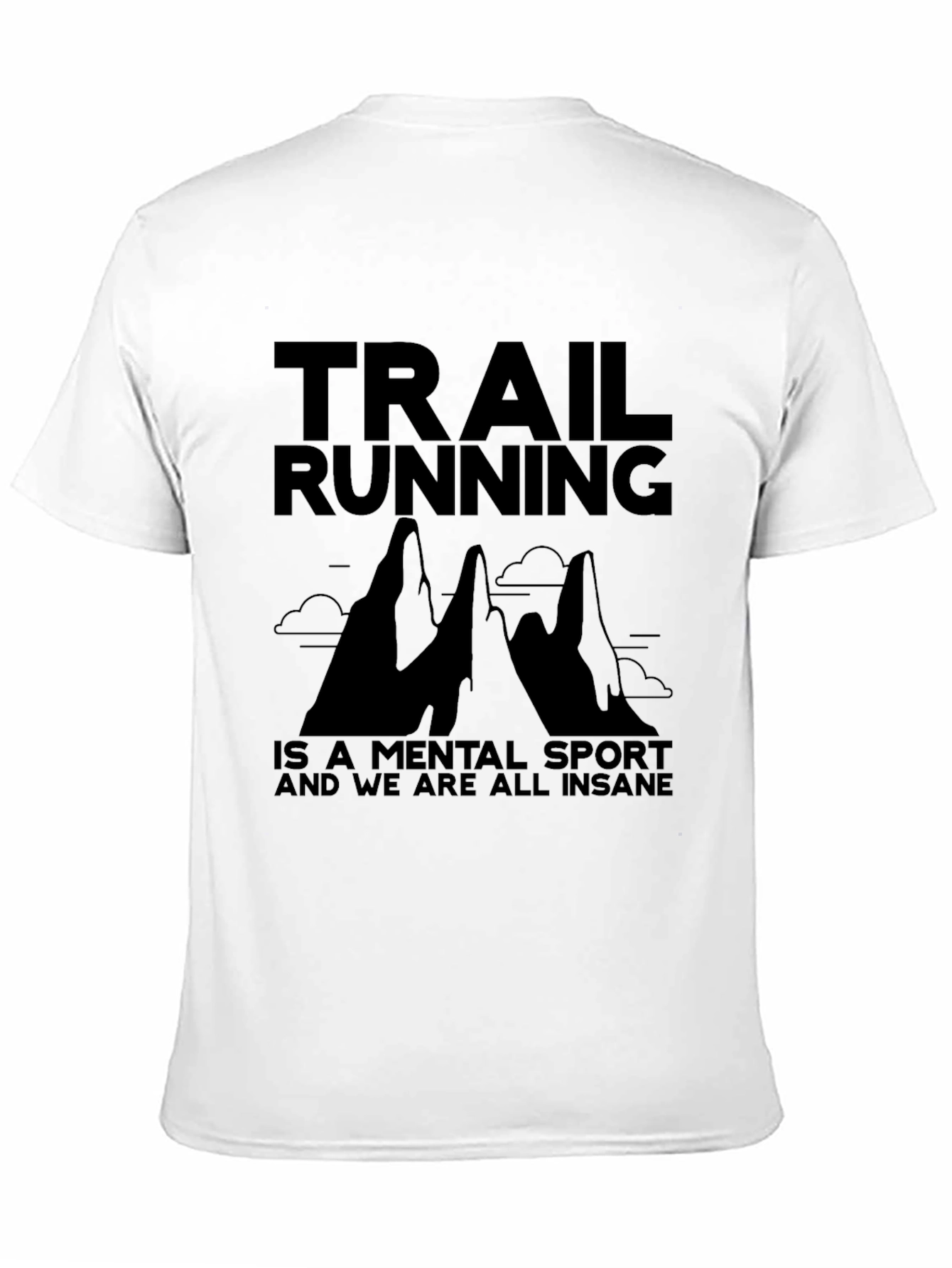 Trail Running Mental Sport T-Shirt - Black