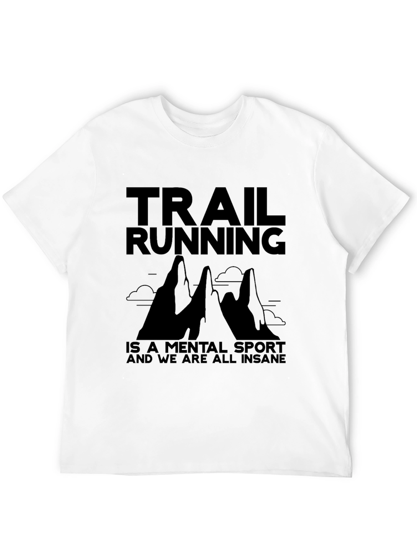 Trail Running Mental Sport T-Shirt - Black