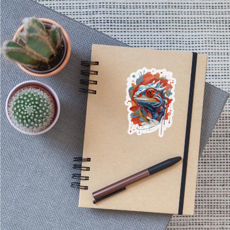 animal Sahara beautiful colors, bearded dragon