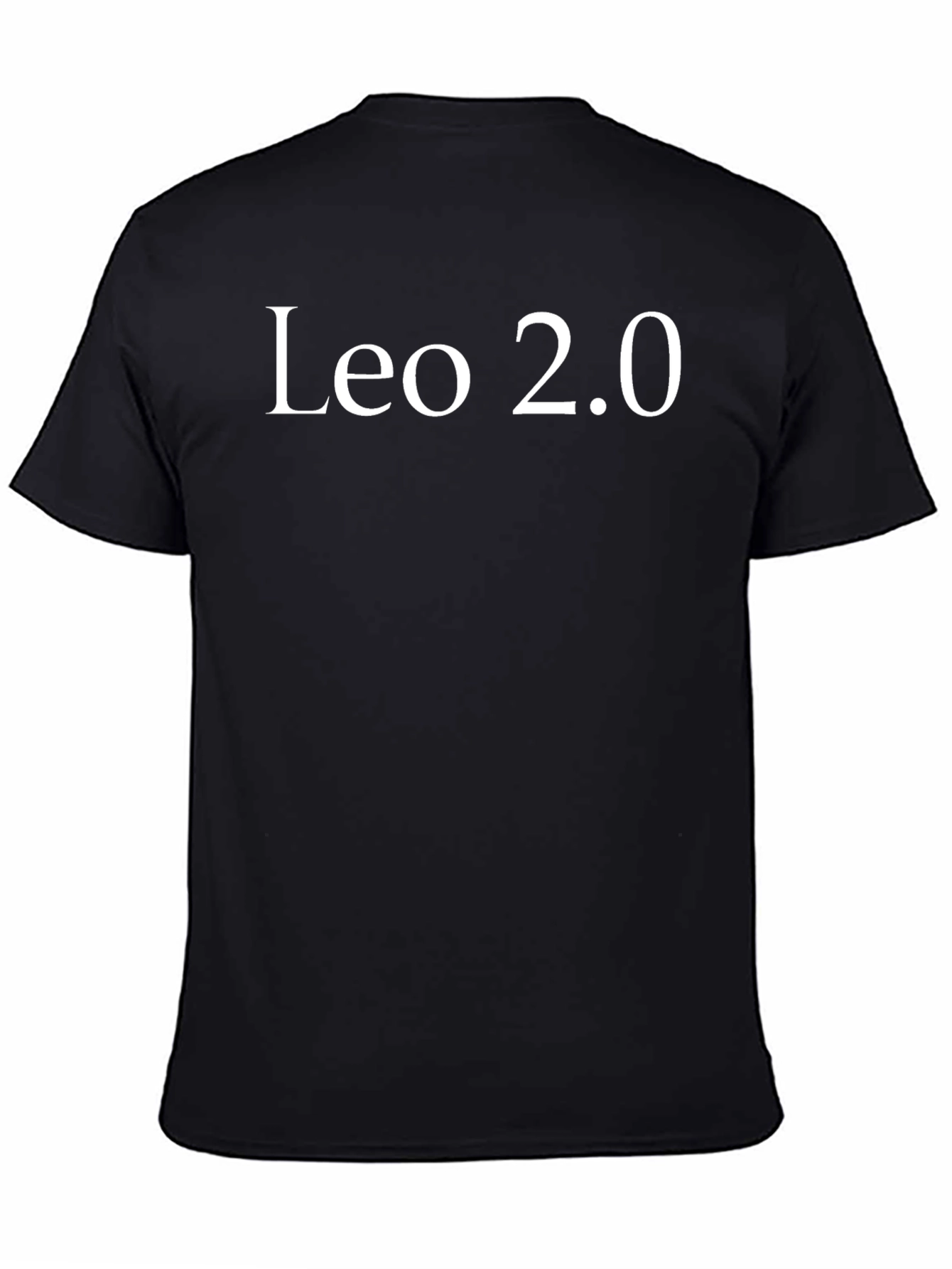 Leo 2.0 Black Graphic T-Shirt - Casual Style