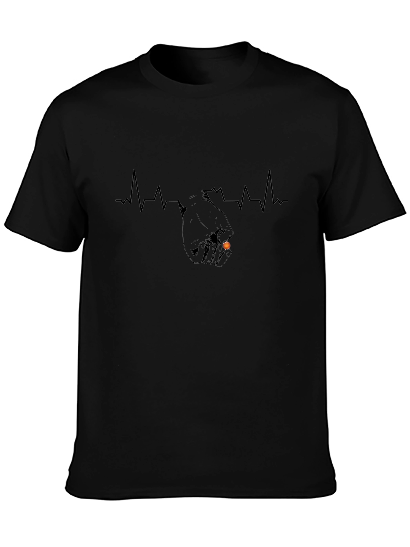 Heartbeat Fist Bump T-Shirt - Unique Design