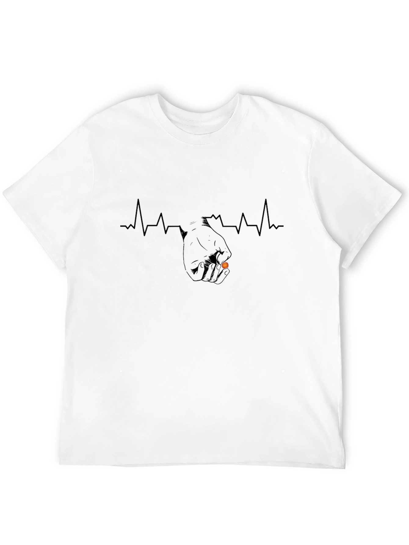 Heartbeat Fist Bump T-Shirt - Unique Design