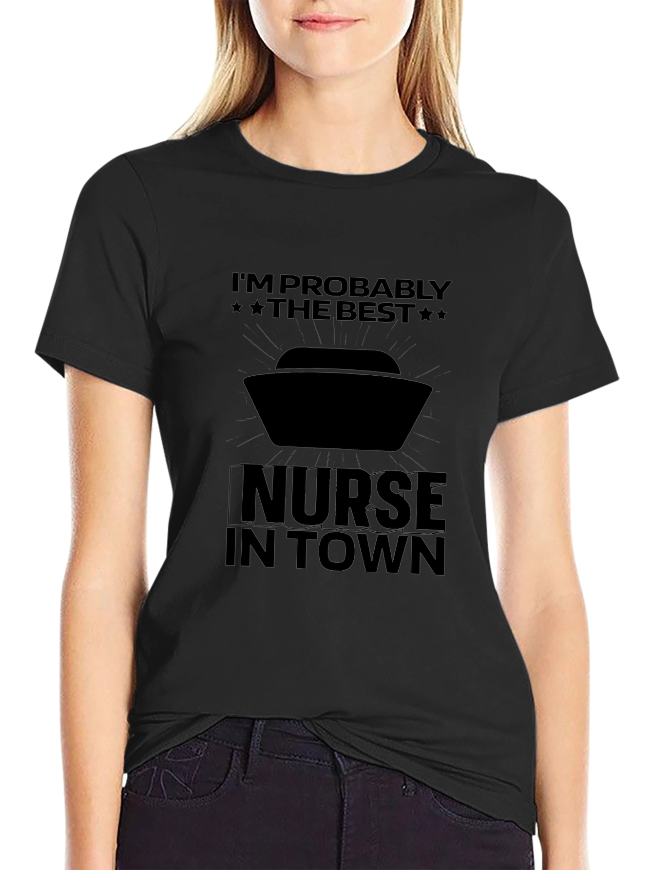 Best Nurse in Town Graphic Tee